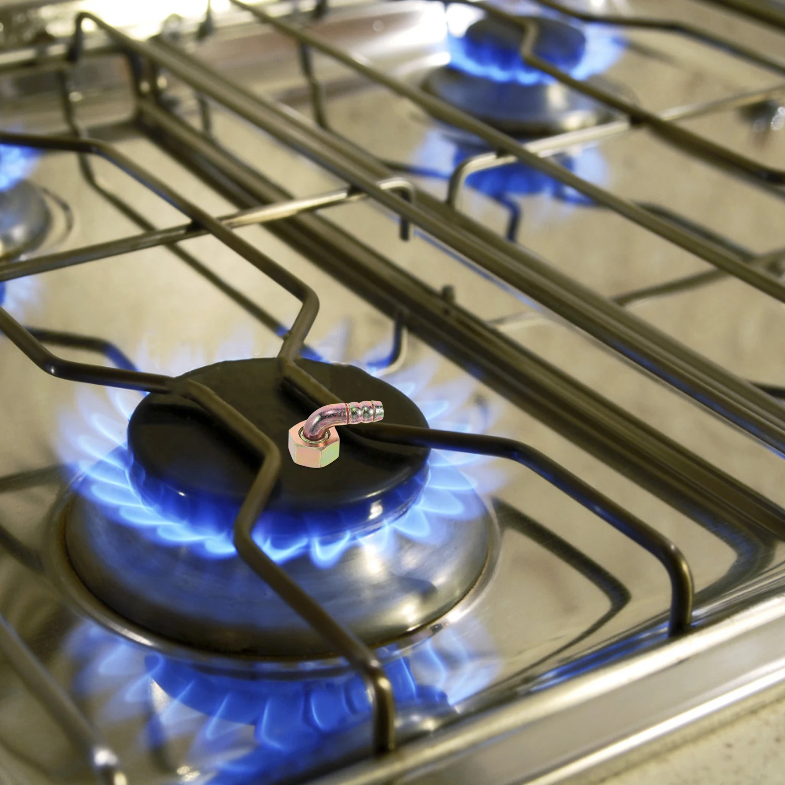 

Universal Gas Stove Connector Pipe Adapter Joint Fittings Steel Propane Hose Adaptor Gas Tank Accessories Stove Fitting
