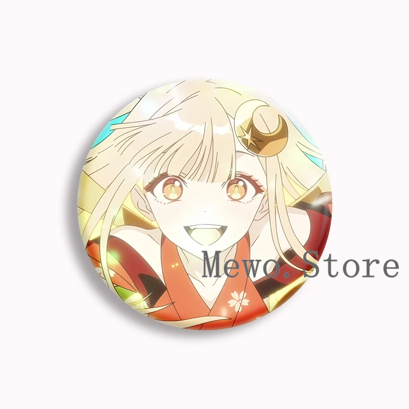 Cosmic Princess Kaguya Anime Soft Button Pin Yachiyo Runami Cartoon Brooches Badge Bag Decor Cosplay Jewelry Fans Collect Gifts