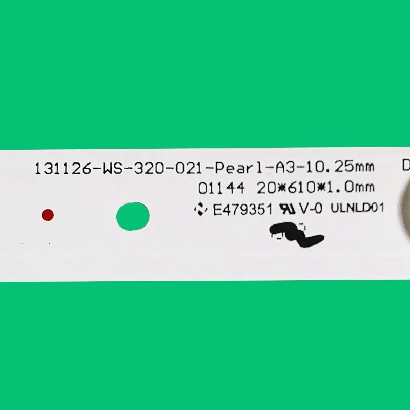 Tira de retroiluminação LED para 131126-WS-320-021-Pear1-A3, TC-32A400U, V320HWSD06, TH-32A400C, TC _- 32A400B, TC-32A400X