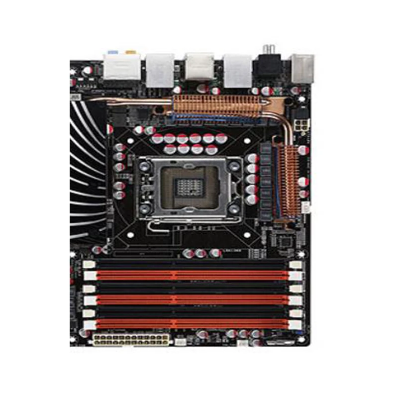 Placas-mãe P6TD Deluxe, LGA 1366, DDR3 ATX para Intel X58, Overclocking Desktop Mainboard, SATA III, USB 3.0