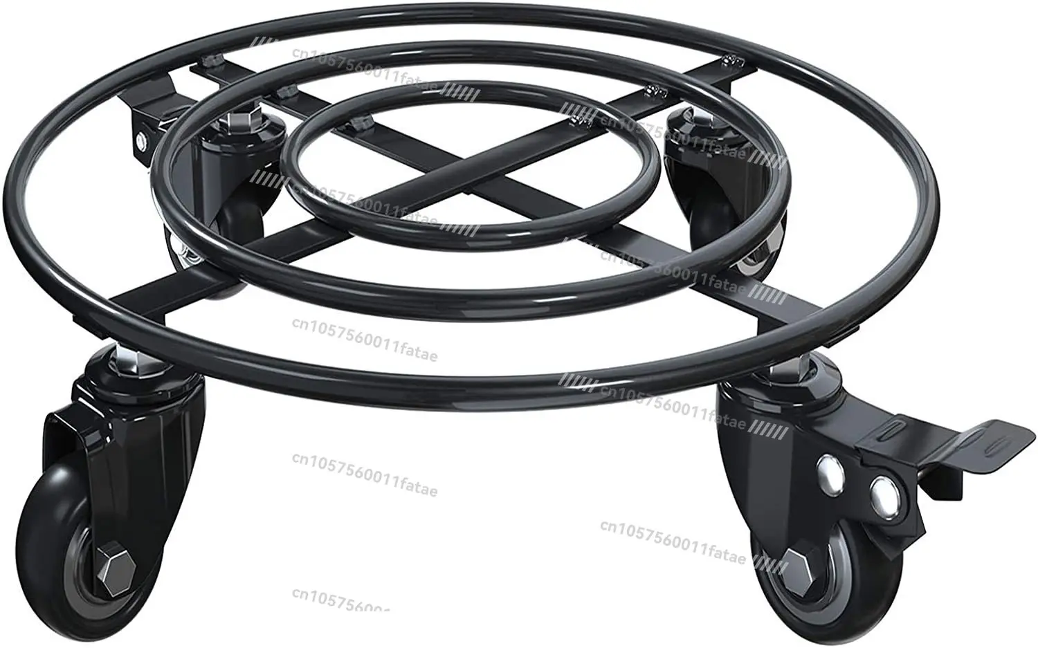 Pulley Wrought Iron Flower Stand, Floor-to-ceiling Flower Tray Flower Pot Base Can Be Equipped with Brakes