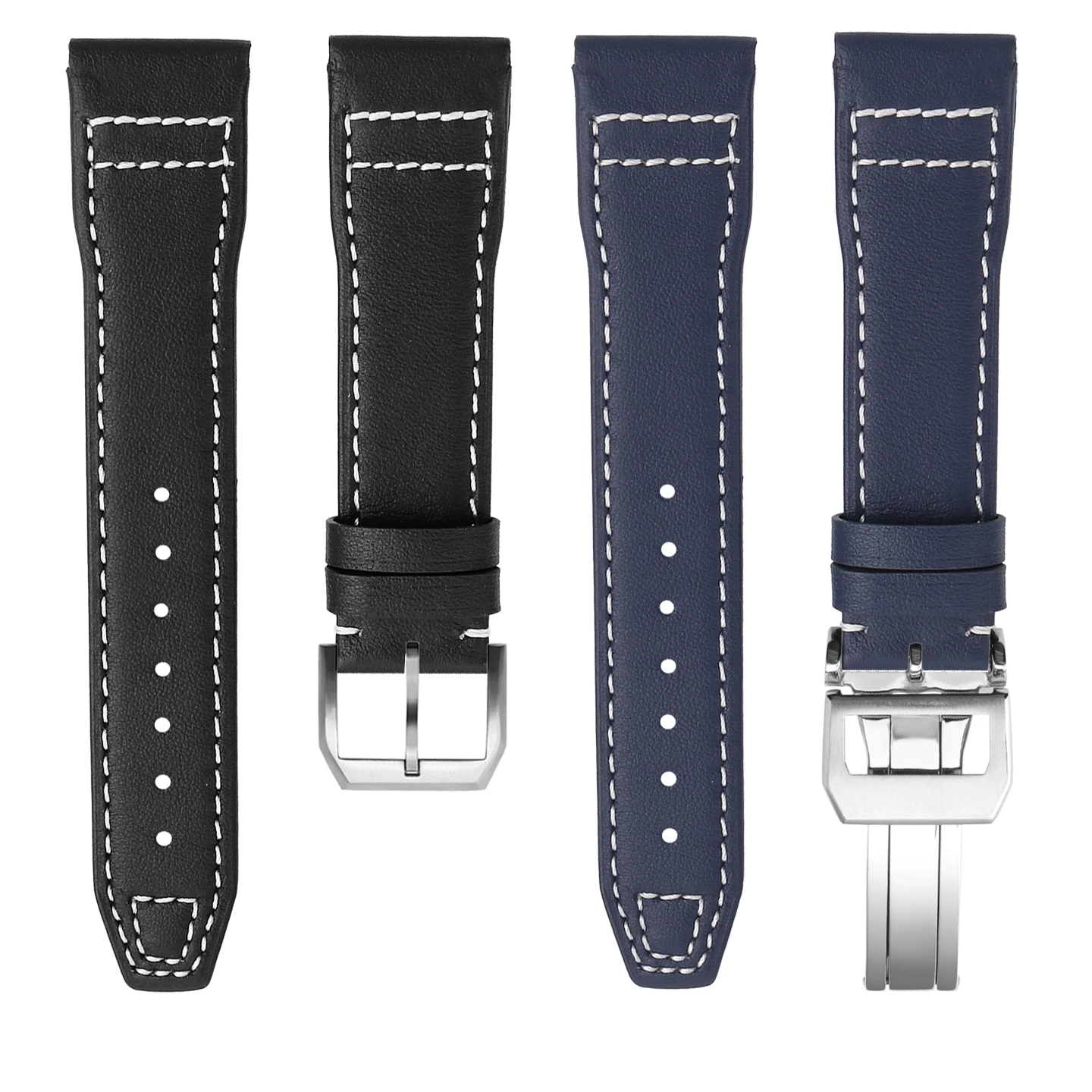 Quick Release Genuine Leather Strap for IWC Pilot Watch Mark 17 18 20 Spitfire Little Prince cowhide watchband mens' 20mm 21mm