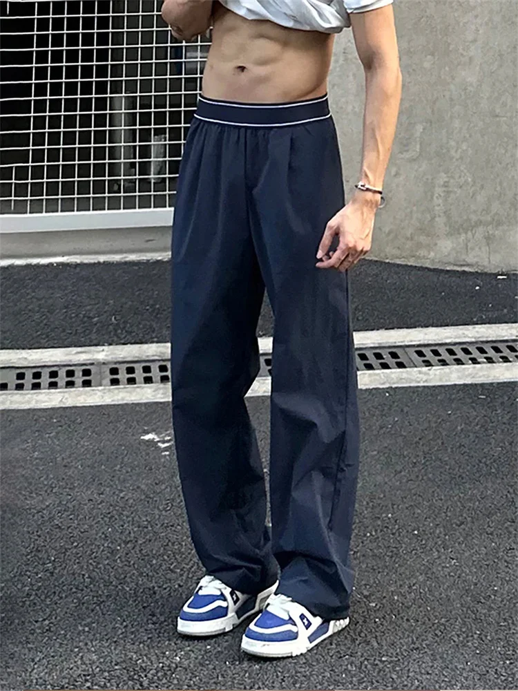 

Qui-Dry Ice Skin Men's Summer Thin Faionable Straight Leg Sport Fitn Pants Comfortable Breathable Casual Tro...