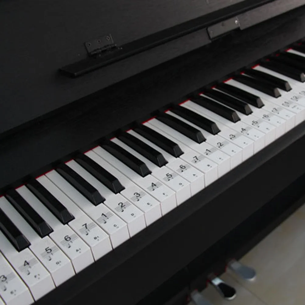 

3 Pcs Piano Stickers Key Keyboard Labels for Keys Beginners Pvc Removable Notes