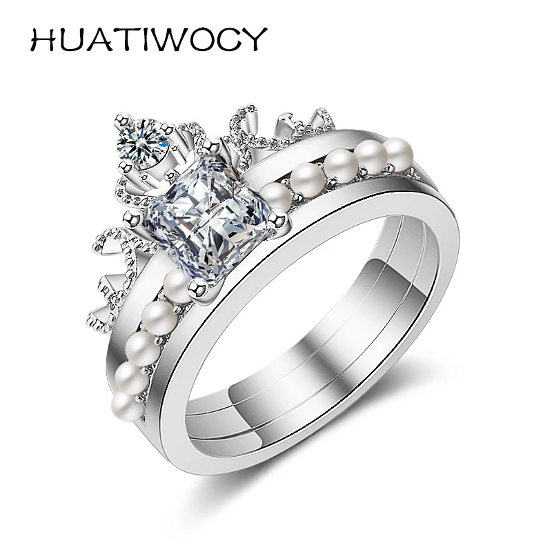 

Женское кольцо из серебра 925 пробы, с жемчугом