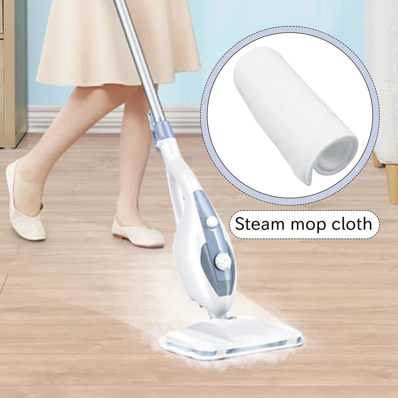 6Packs Washable 3 Layers Microfiber, Replacement Steam Mop Pads For Most Hard Flooring Surface For Light 'N' Easy S3101/S7326