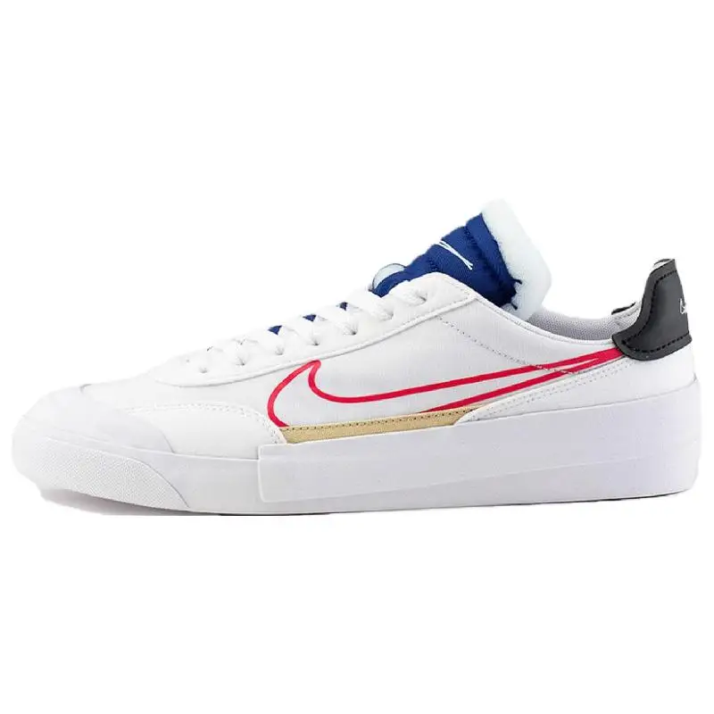 Buty Nike Nike Drop-Type White Deep Royal Blue Sneakers CQ0989-100