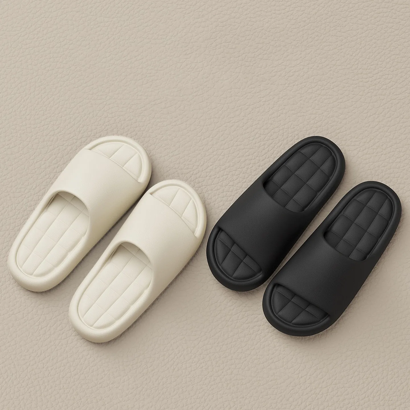 

Big Size 48 49 Summer Slippers Women Thick Sole Sandals Bathroom Slides Men Flats Non-slip Beach Couples Soft EVA Floor Shoes