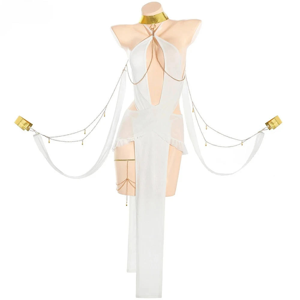 

Костюм для косплея: Аниме-девушка из мифов, Богиня Лунной Ночи, Девушка-царица Египта, с эффектом полупрозрачности, для ролевых игр, нижнее белье