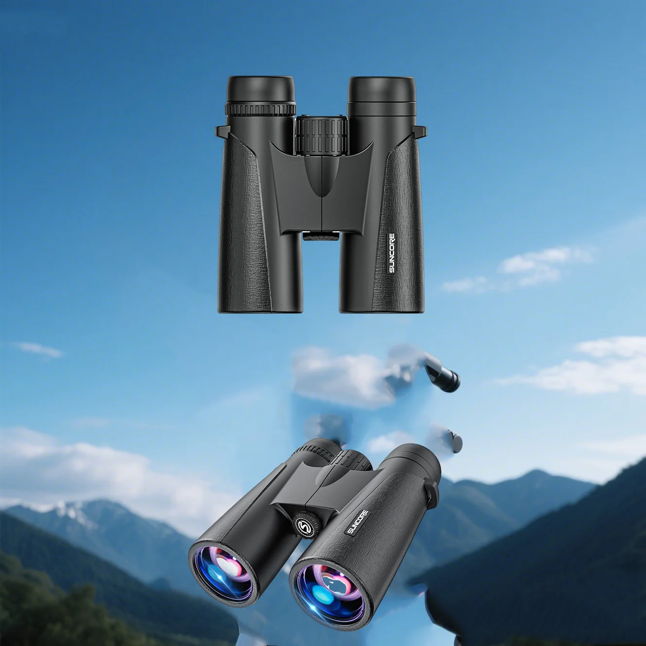 10×42High cost-performance binoculars for adults,BAK4,HD professional,for bird watching,travel,stargazing,hunting,concerts - view 4