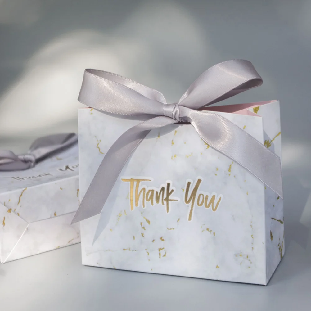 10 Pcs Thank You for Gift Bag Boxes Wedding Favor Bags Party Medium Size Bulk Boutique Silk Paper Shopping Small Business Baby