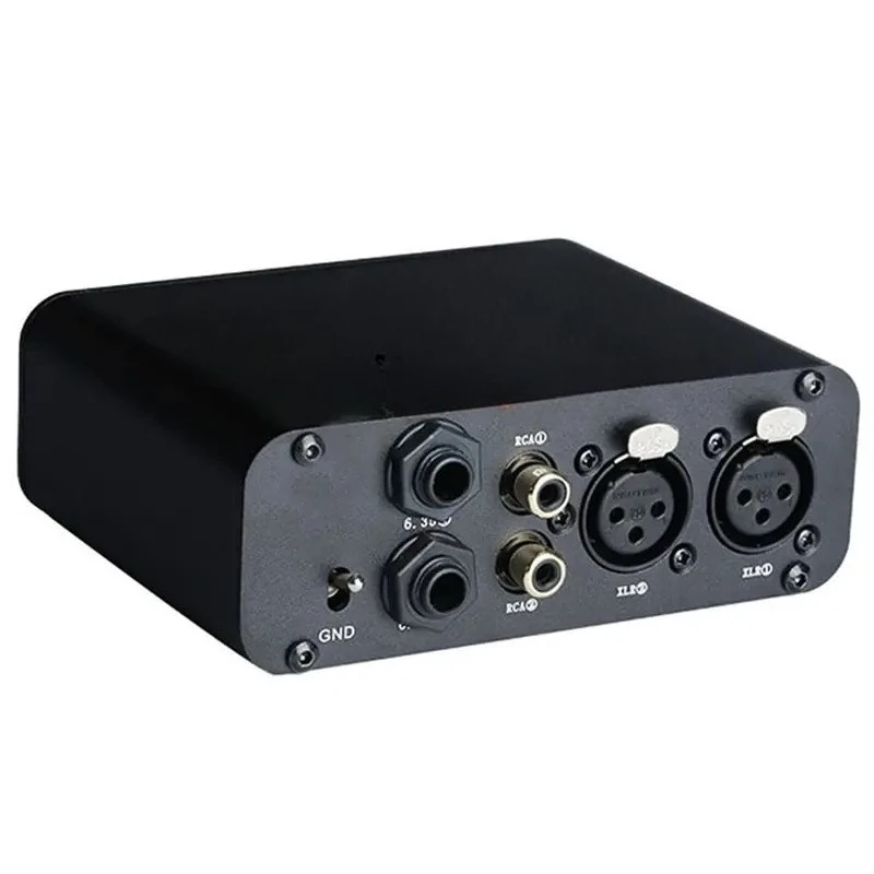 Dual Channel XLR RCA Interface Ground Loop Noise Cancellation 3 Input 3 Output Audio Isolation Filter