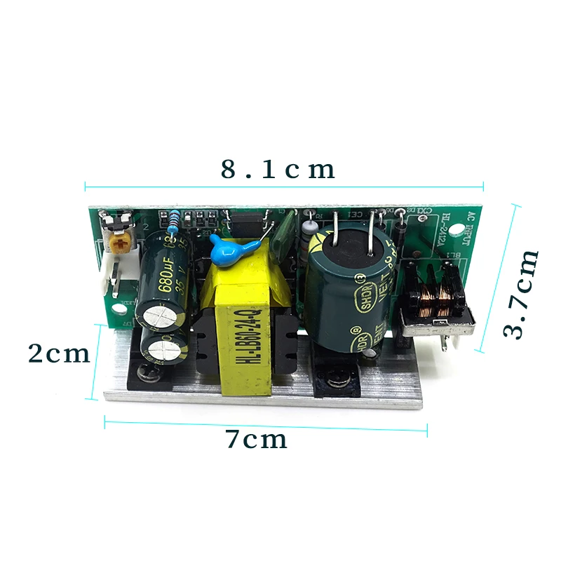 Fonte de alimentação 24v saída 60w potência 110v/220v inox para 18x3w 7x12w led par luzes palco luz peças reparo