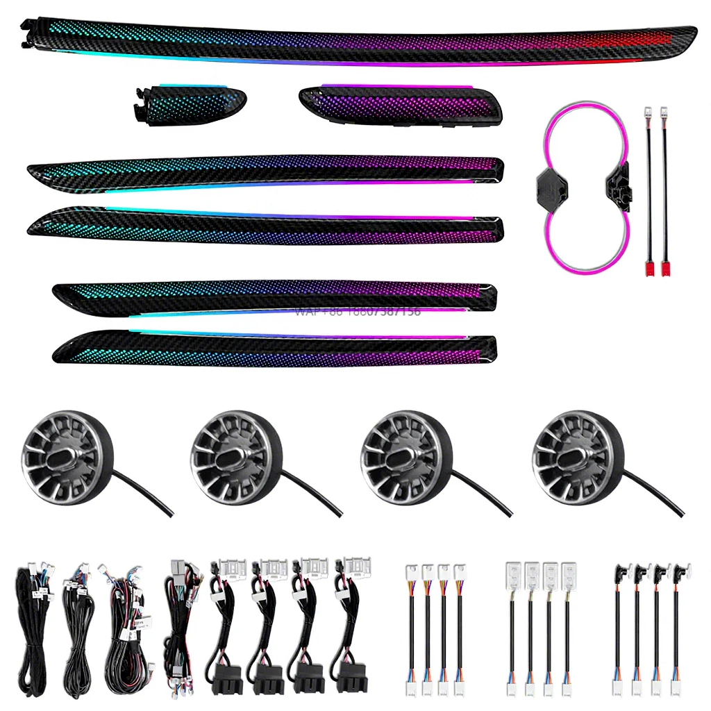

64 Colors Dynamic Ambient Light for A3 S3 8V 2013-2020 Car Interior Lighting Upgrade Accessories Air Vent Light