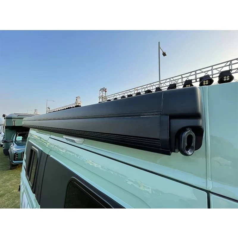 

Моторизованный тент для автофургона для кемпера и каравана | Водонепроницаемый выдвижной солнцезащитный козырек