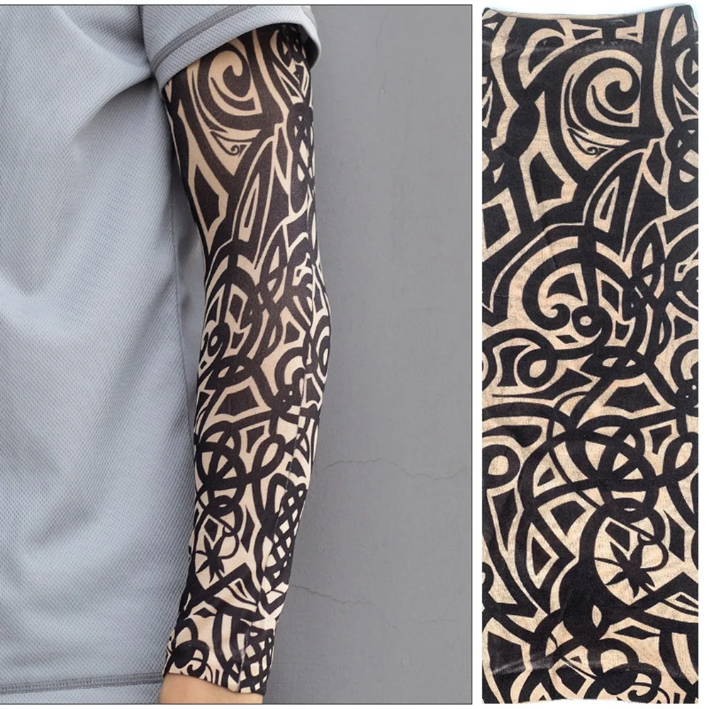 8er-Set Tattoo-Ärmel für Herren und Damen – UV-Schutz, kühlend, dehnbar, atmungsaktiv, zum Radfahren und Angeln, verschiedene Tattoo-Abdeckungen für den Arm – Detail 1