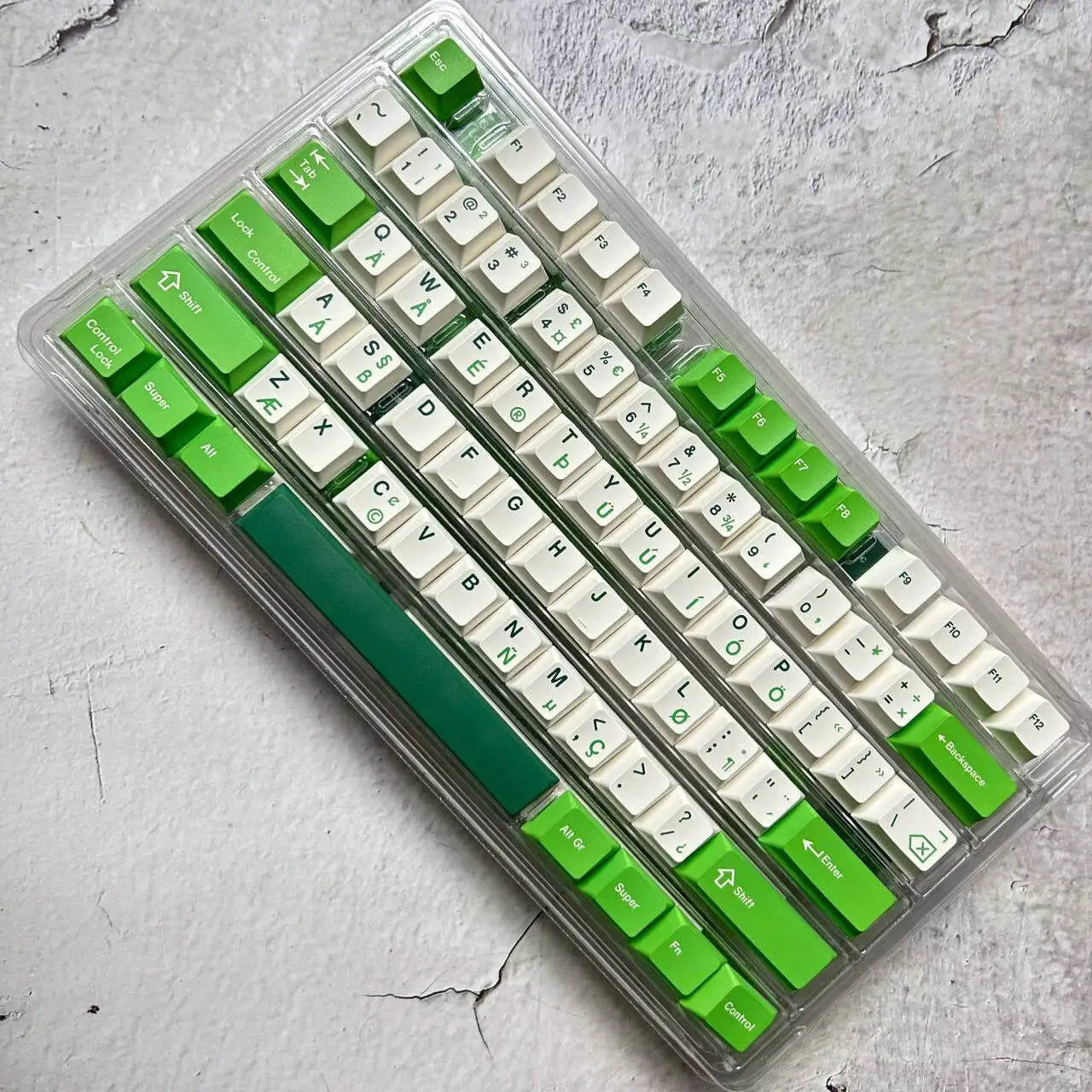JTK Royal  Keycaps Full Set PBT Five-Sided Dye-Sub 7U Spacebar Compatible Alice Layout Custom Mechanical Keyboard Keycaps