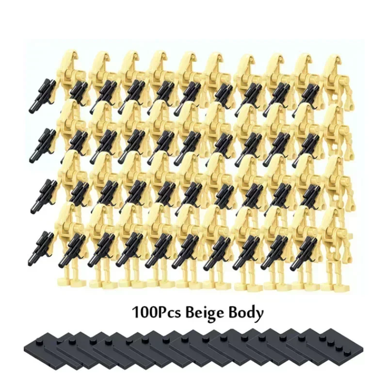 Image of 100 Stück / Set Bestseller Kampfdroide K2-SO Kampfroboter Bausteine Set Modellbausatz für Kinder Geschenk Spielzeug