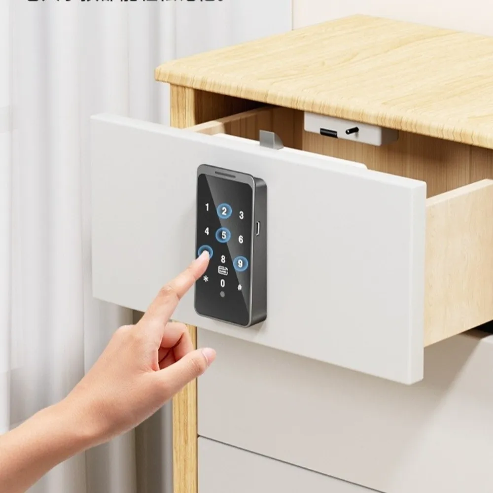 Plastic Smart Electric Lock Touch Keypad Code Lock Electric Password Cabinet Lock Induction Lock Smart Cabinet Drawer Lock