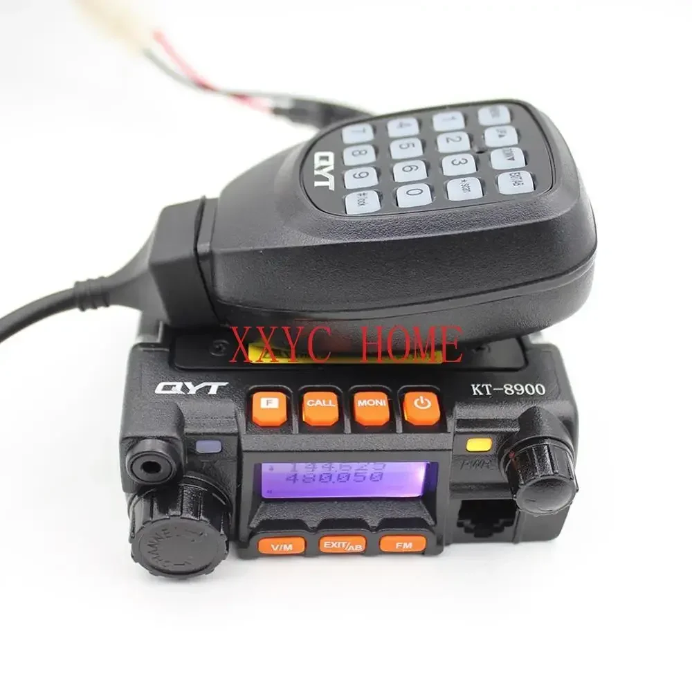 Mini Mobile Radio Dual Band 136-174MHz & 400-480MHz 25W Mobile Transceiver KT8900  Car Radio Station