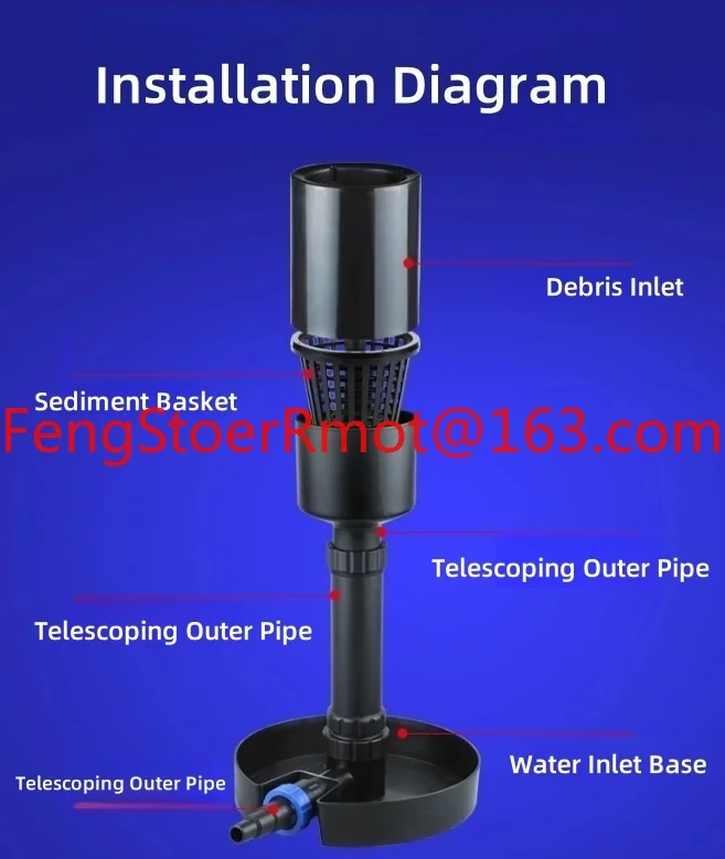 Plastic skimming pond Surface cleaning equipment Skimmer Ecological farm Scenic lake