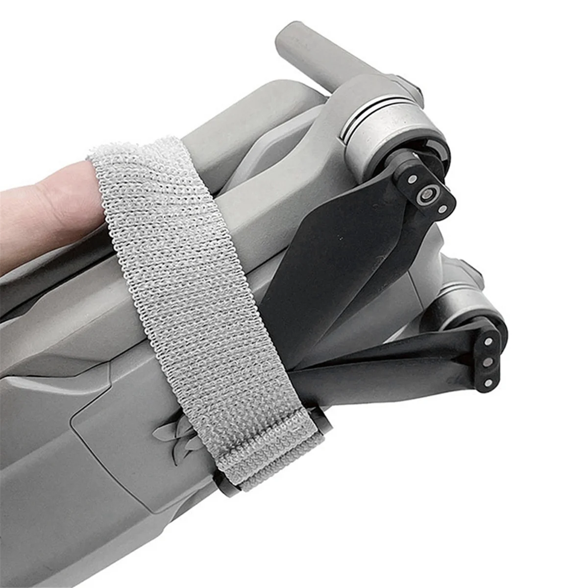 N18R 4 piezas correa elástica gris con hebilla para modelo de avión, accesorios para drones 1x12,5 pulgadas (25 mm x 320 mm)