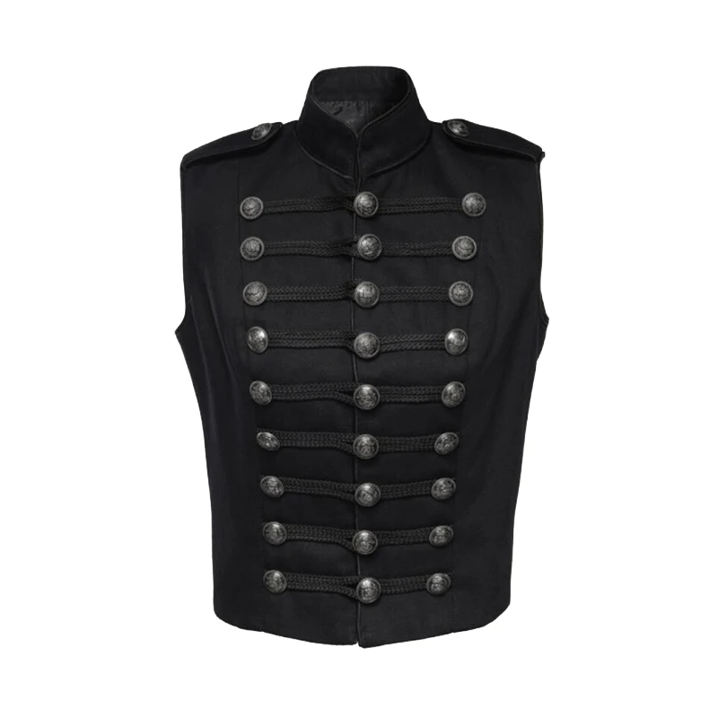 

Renaissance Style Black Sleeveless Vest for Historical Reenactments Cosplay Events Medieval Themed Gatherings Halloween Christma