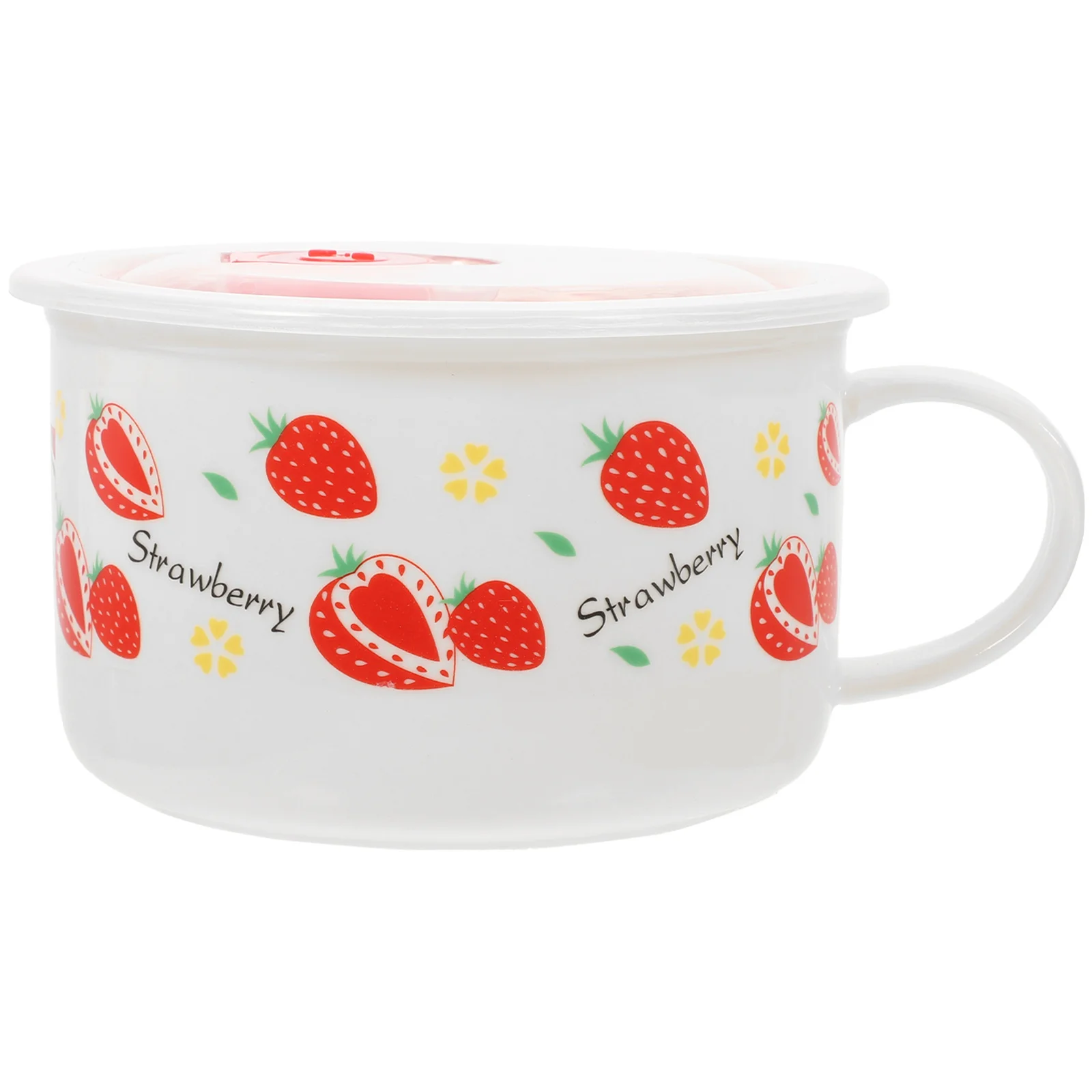 

Ceramic Soup Bowl Microwaveable with Lid Durable Ramen Bowl for Household Restaurant Daily Use Ramen Bowls