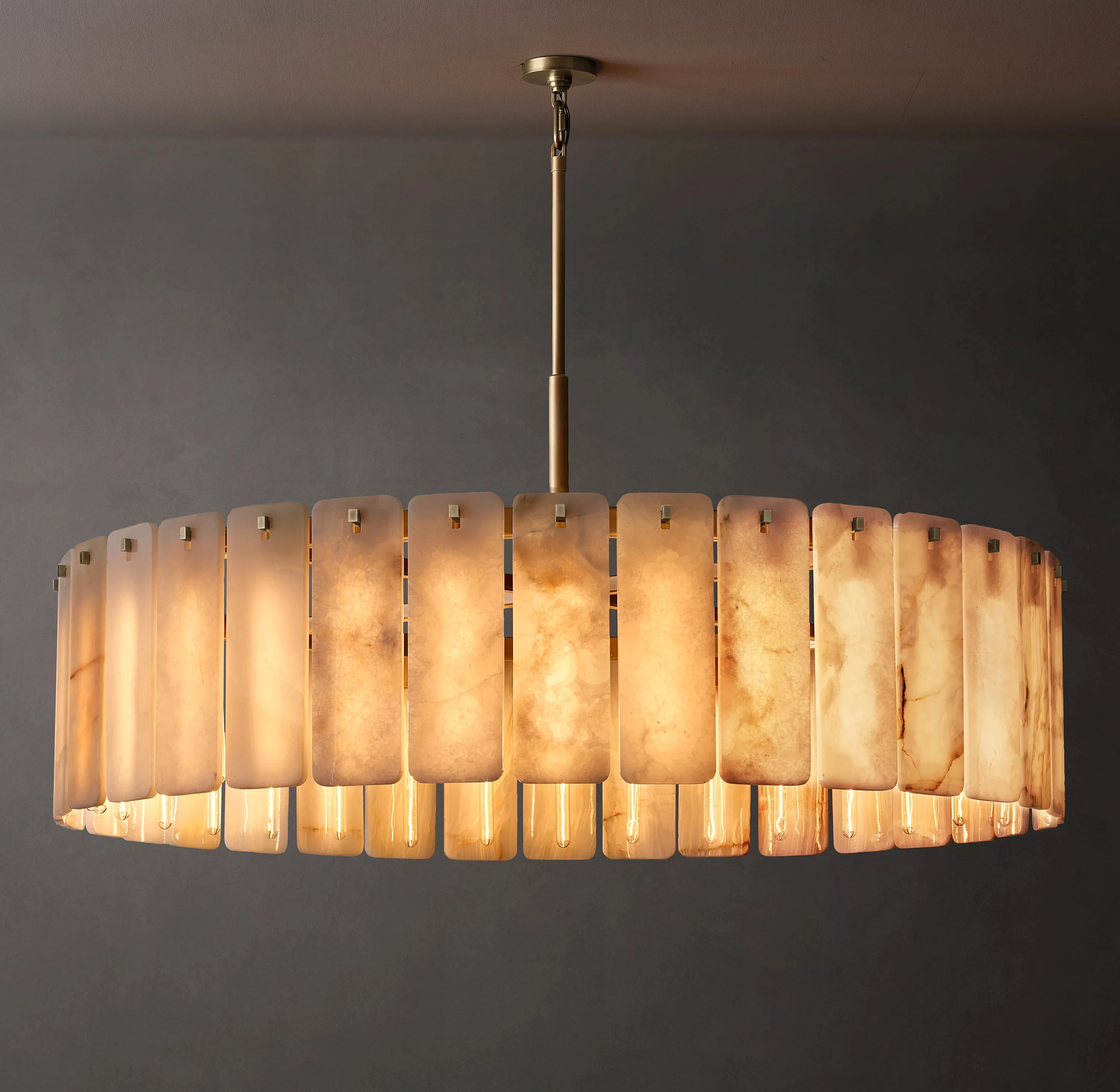 

Современная круглая люстра Calamette Onyx, подвесной светильник для зала, гостиной, ресторана, светодиодные светильники, индивидуальный цвет