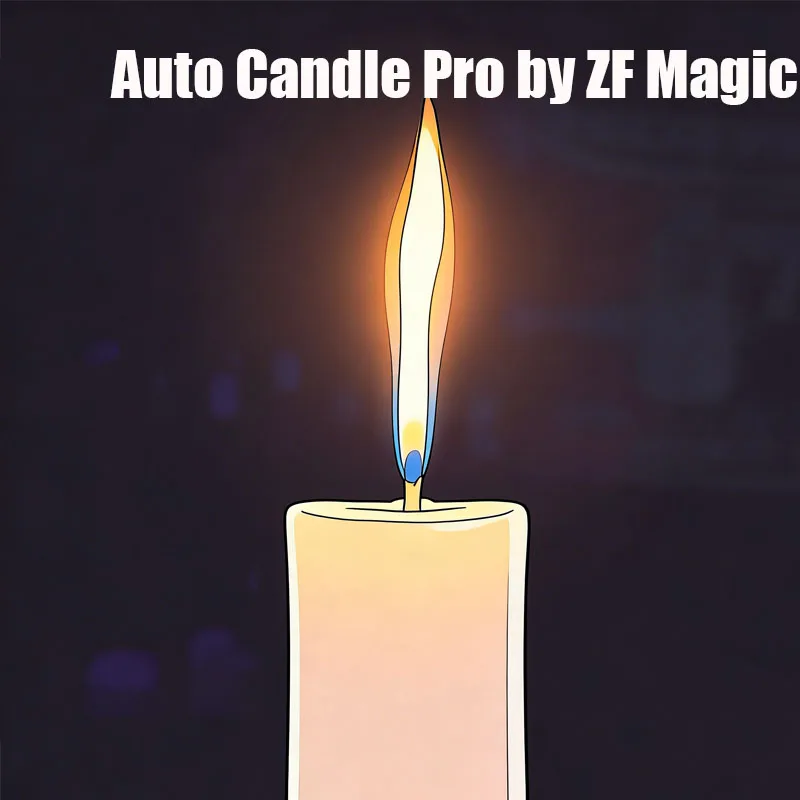 

Auto Candle Pro by ZF Magic Tricks Blaze Automatic Candle Mind Control Light Fire Magia Stage Illusions Gimmicks Props