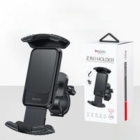 Yesido Bicycle Phone Holder Shockproof Navigation Mount One Button Locking for Delivery Riders Car Mounted Mobile Phone Stand