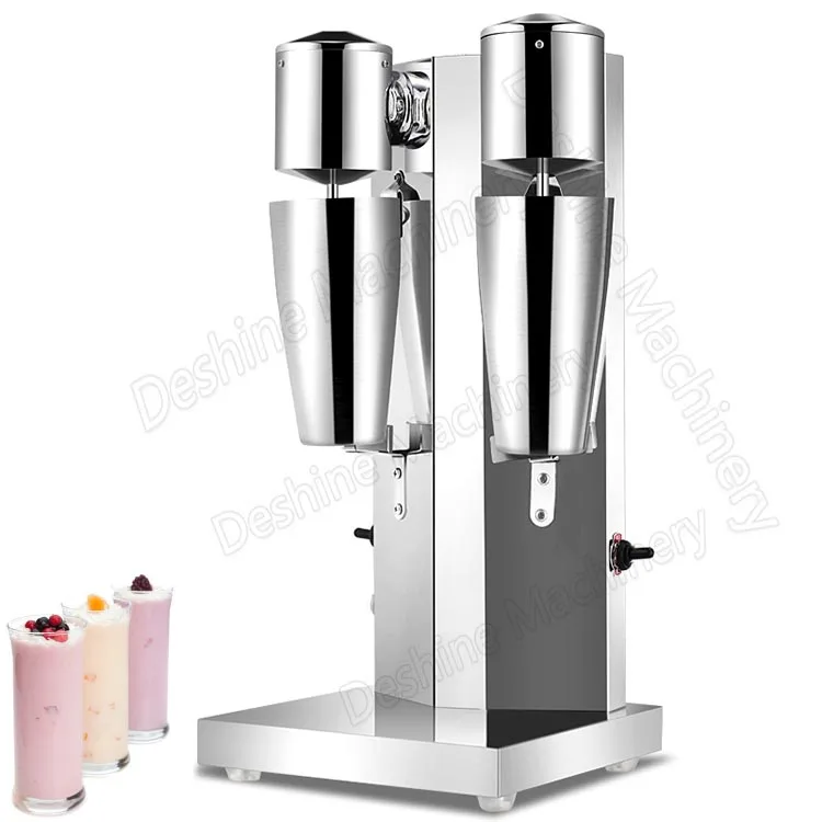 

Stainless steel Milkshaker Milk shake machine Double cup Bubble tea Stirring 18000rpm Double Speed Mixer Beverage stirrer