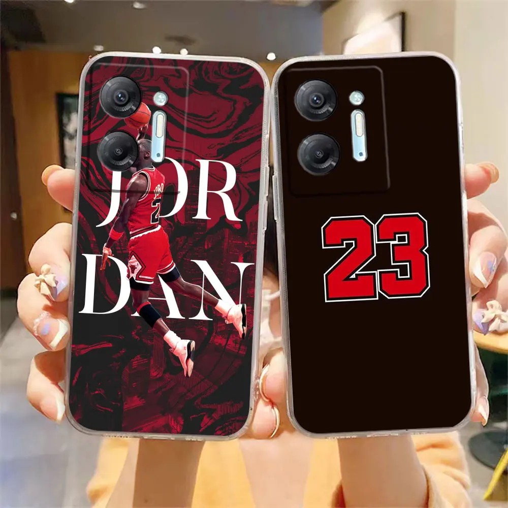 Clear Phone Case For Infinix HOT 9 11 12 12i 20 20s 30 30i POVA 2 3 4 PRO PLAY Case Funda Coque Shell Cover Basketball Sports 23