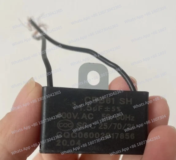 1 قطعة CBB61 مروحة كهربائية مروحة بدء مكثف 1.5 فائق التوهج 400 فولت