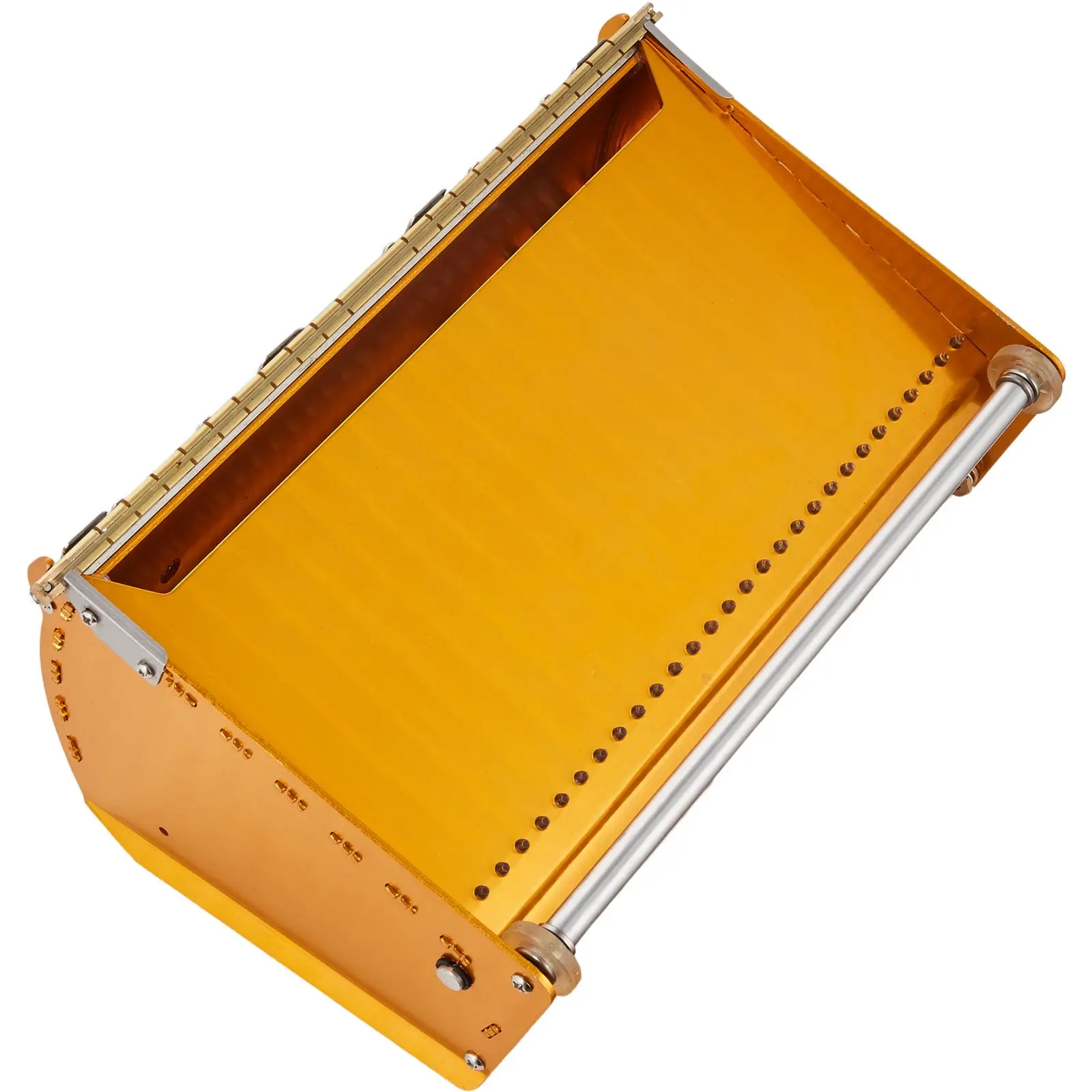 Drywall Flat Box, 10-Inch Wide Quick Clean, Aluminum Finishing Mud Box for Plasterboard, Wallboard, Sheetrock, Bonus Mudguard, E
