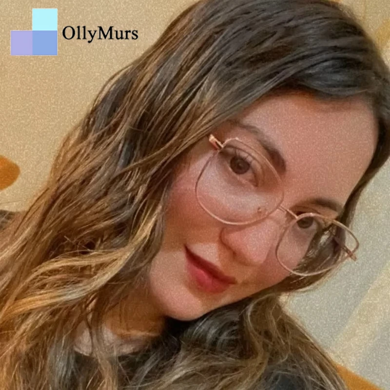 Ollymurs New Prescription Glasses for Myopia Reading Glasses for Hyperopia Anti-blue Light Computer Glasses for Women Optical#30
