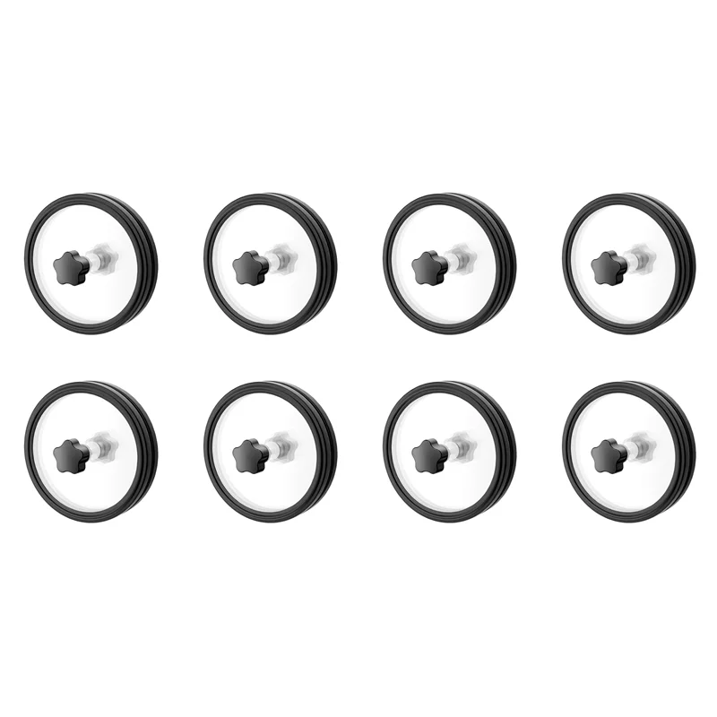 

ELECT-8Pc 12 Inch EP LP Vinyl Record Label Cleaning Protective Sleeve Protector Waterproof Label Sleeve Record Holder