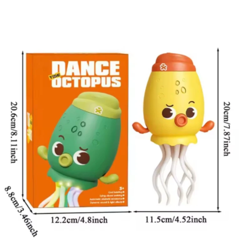Magical Dancing Octopus Electric Induction Early Education Puzzle Music Octopus Decompression Funny Toy Children Electronic Pets