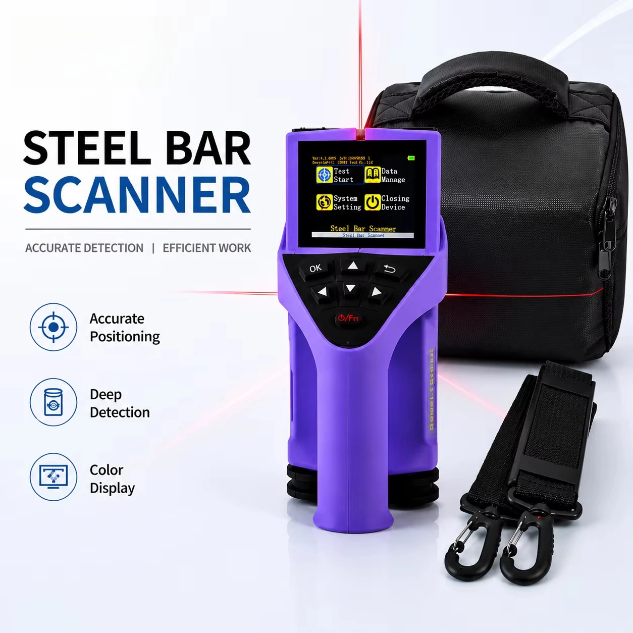 Wall Scanner For Concrete - Concrete Wall and Column Rebar Distribution