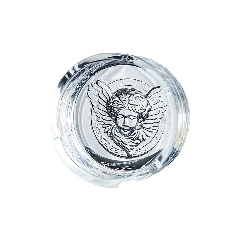 

Creative crystal glass, electroplated ashtray home living room office ashtray ornament