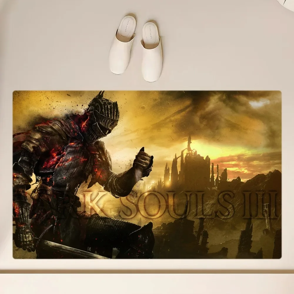 Hot Game The Dark Souls Floor Mat  Anti-Slip Bathroom Kitchen Bedroom Living Room Entrance Rug Home Decor