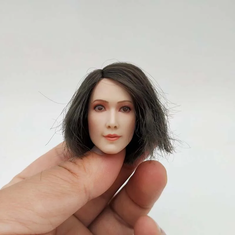 

1/6 Scale Female Head Sculpt Lin Chi-ling HEADPLAY Asian beauty action figure GACTOYS GC008 for 12inch Pale Body toys