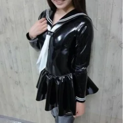 customized Latex ammonia cosplay character mixing student girl Q16 dress DS sailor costume stage performance uniform
