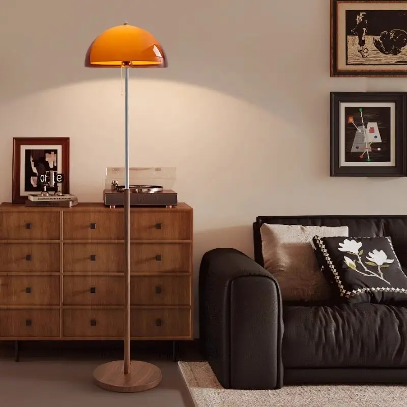 French Vintage Living Room Sofa-side Mood Light Designer Floor Lamp for The Bedroom Modern Style Floor Lamp
