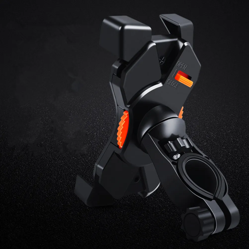 

Heavy-Duty Adjustable Bike Phone Holder Compatible with All Smartphones Secure Anti-Slip Mount for Motorcycle Mountain Biking