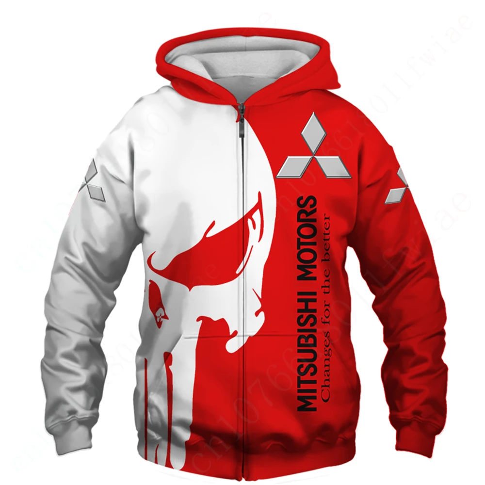 Mitsubishi Hoodies Voor Mannen Vrouwen Unisex Kleding Casual Sweatshirt Harajuku Essentials Pullover Anime 3d Print Zip Hoodies