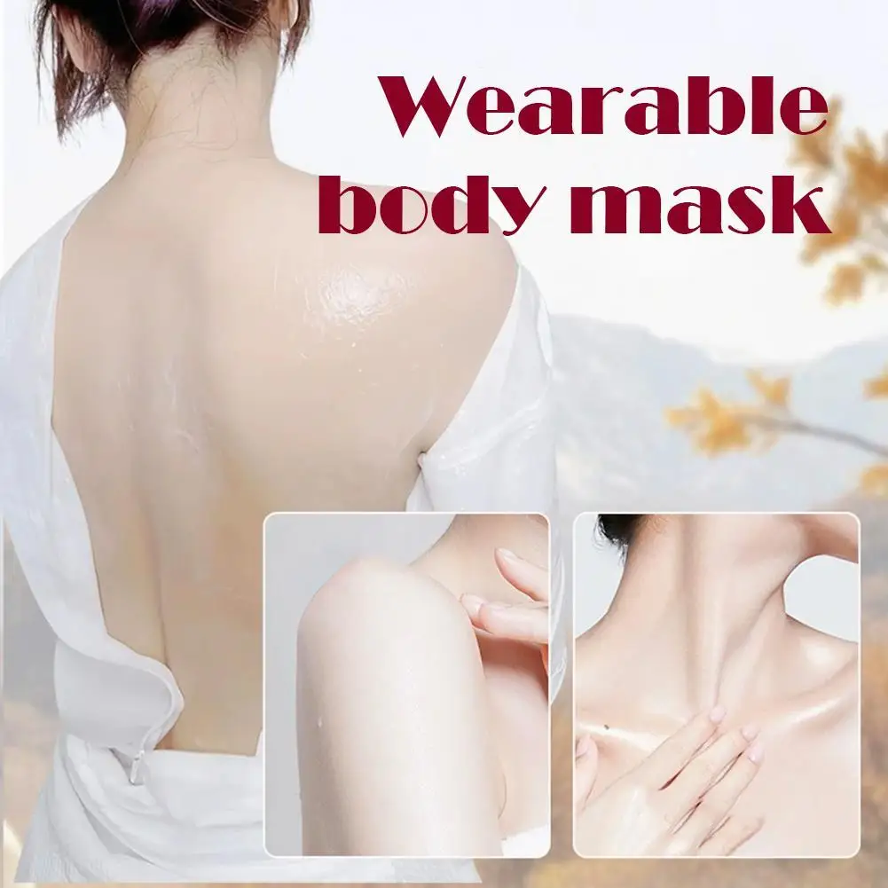 

Hydrating and Rejuvenating Wearable Body Mask Face Mask For Glass Glow Skin Elasticity Hydrating Firming Smooth Skincare