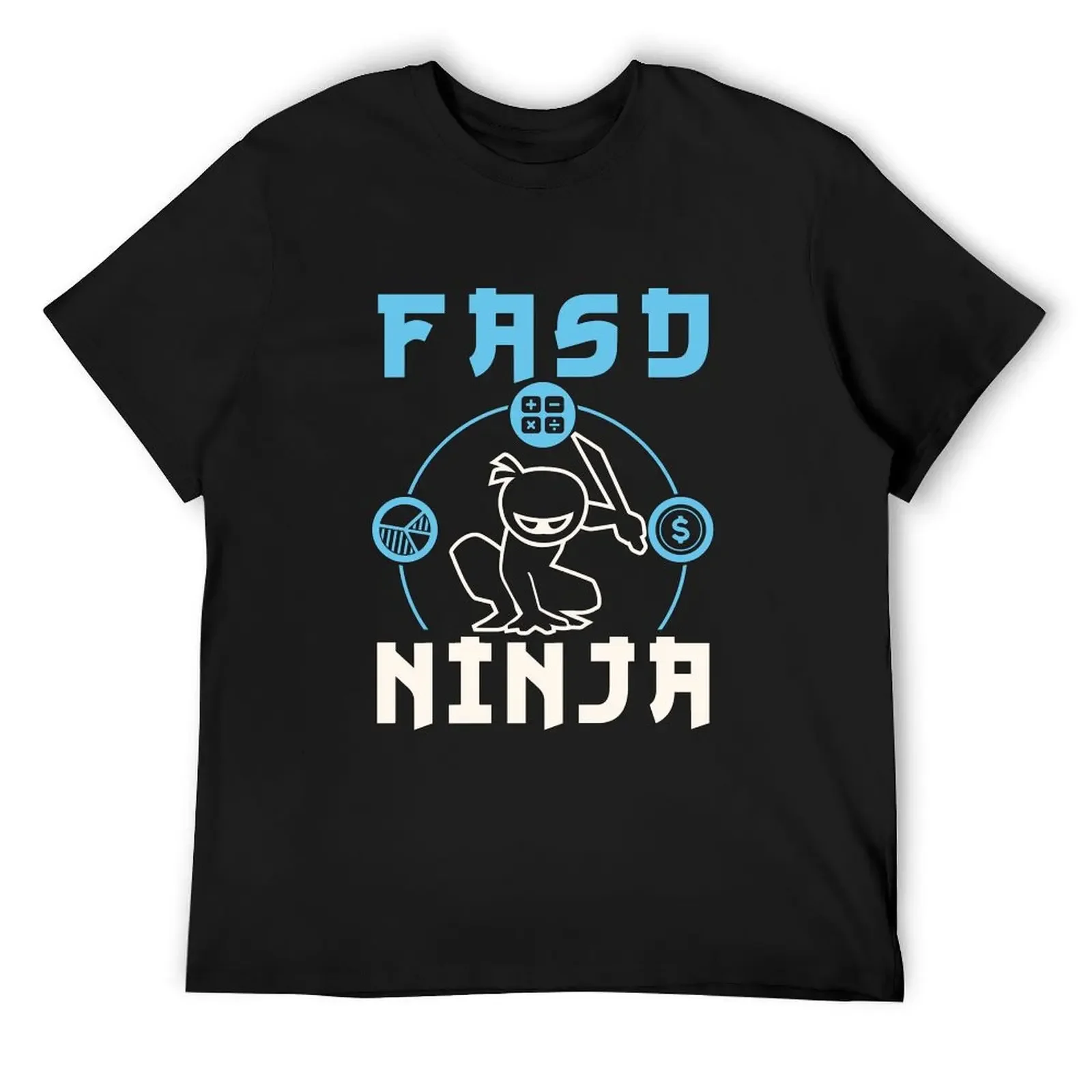 FASD Ninja Finance and Administrative Services Department T-Shirt heavyweights rapper graphic tees mens white t shirts