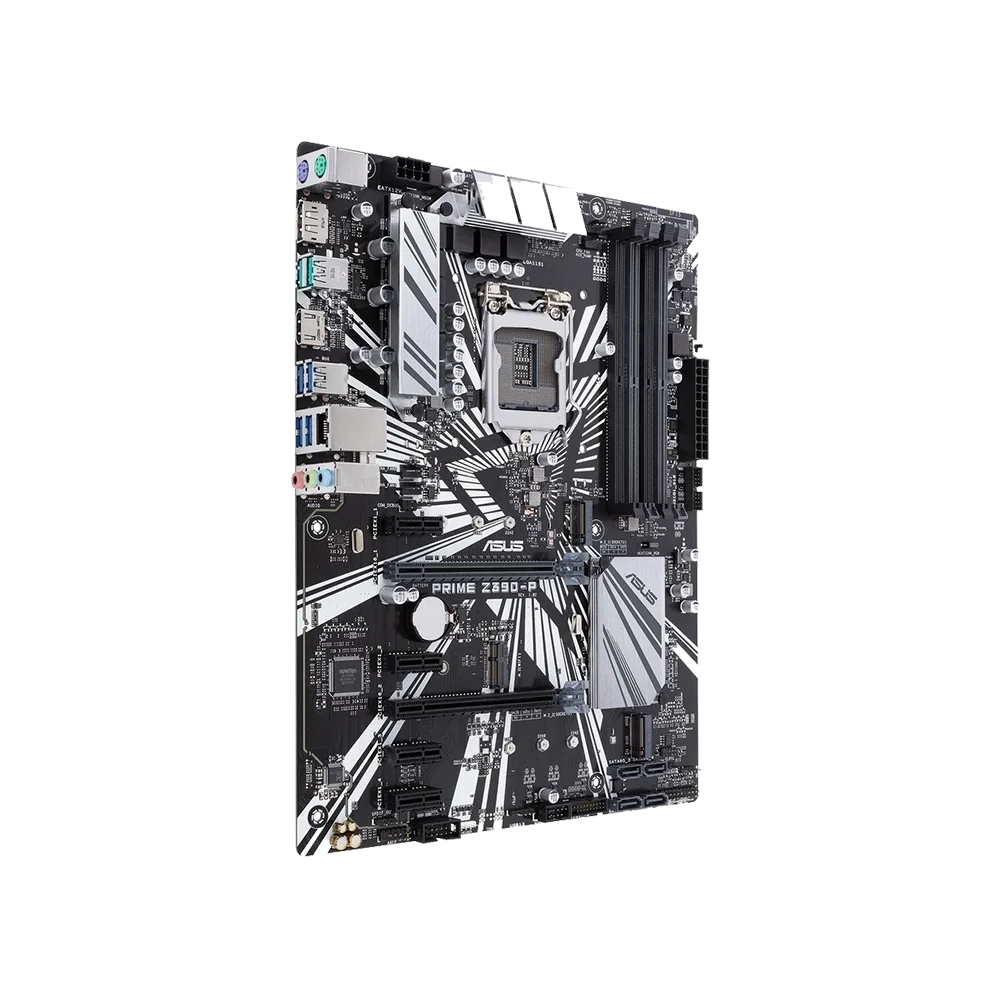 ASUS PRIME Z390-P 128GB 1×Display Port 1×HDMI 4×DDR4  LGA 1151 LGA 1151 PCI-E 3.0 Motherboard