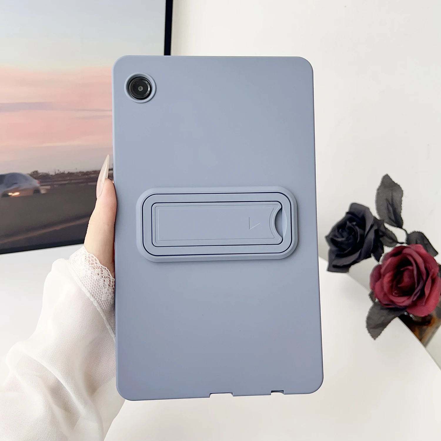 

Чехол для планшета Samsung Tab A9 A8 A7 Plus A9+ Lite 11, 10,5 8,7 дюйма, противоударный мягкий силиконовый чехол-подставка с подставкой